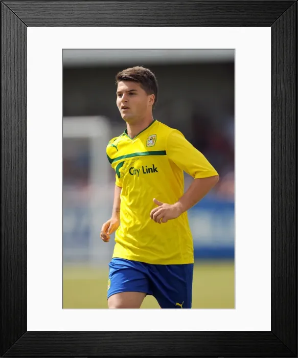 Framed Print : Ndriqim Halili in Action: Coventry City's Pre-Season Friendly vs Nuneaton Town at Liberty Way Stadium Framed Print : Ndriqim Halili in Action: Coventry City's Pre-Season Friendly vs Nuneaton Town at Liberty Way Stadium