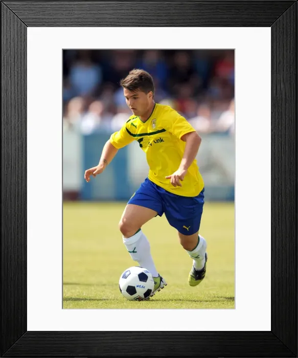 Framed Print : Ndriqim Halili in Action: A Pre-Season Thriller at Nuneaton Town's Liberty Way Stadium - Coventry City vs Nuneaton Town Framed Print : Ndriqim Halili in Action: A Pre-Season Thriller at Nuneaton Town's Liberty Way Stadium - Coventry City vs Nuneaton Town