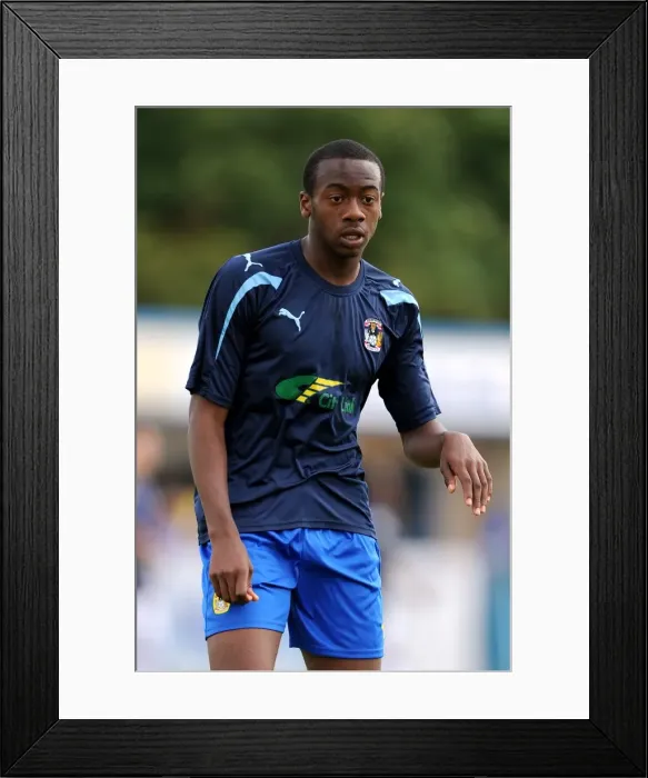 Framed Print : Coventry City's Tarik Moore-Azille in Action during Pre-Season Friendly against Nuneaton Town at Liberty Way Stadium Framed Print : Coventry City's Tarik Moore-Azille in Action during Pre-Season Friendly against Nuneaton Town at Liberty Way Stadium