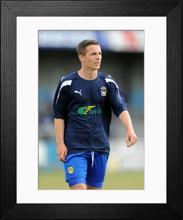 Framed Print : Coventry City's Joe Pegg in Action during Pre-Season Friendly against Nuneaton Town at Liberty Way Stadium Framed Print : Coventry City's Joe Pegg in Action during Pre-Season Friendly against Nuneaton Town at Liberty Way Stadium
