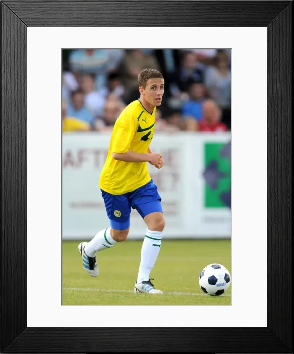 Framed Print : Coventry City's Joe Pegg in Action at Nuneaton Town's Liberty Way Stadium (Pre-Season Friendly)