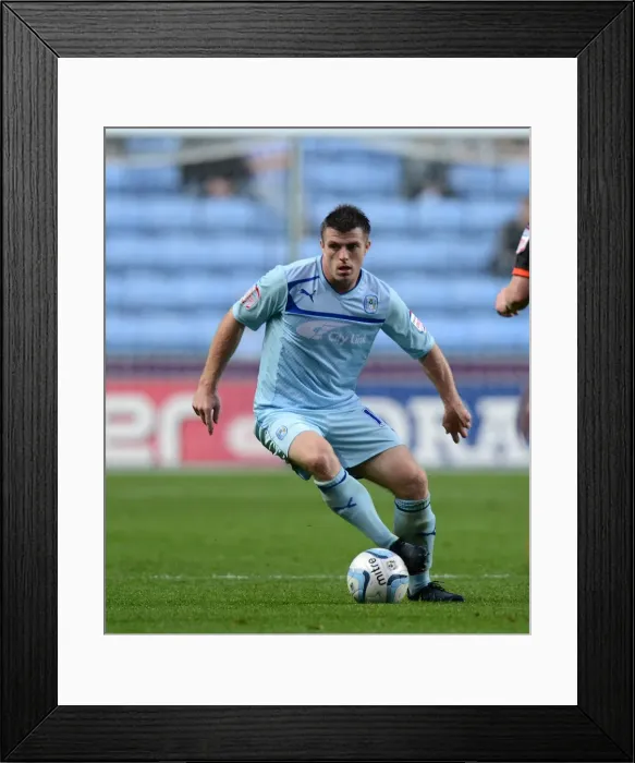 Framed Print : Showdown in Npower League One: Coventry City vs Sheffield United at Ricoh Arena - Coventry City's Steven Jennings Framed Print : Showdown in Npower League One: Coventry City vs Sheffield United at Ricoh Arena - Coventry City's Steven Jennings