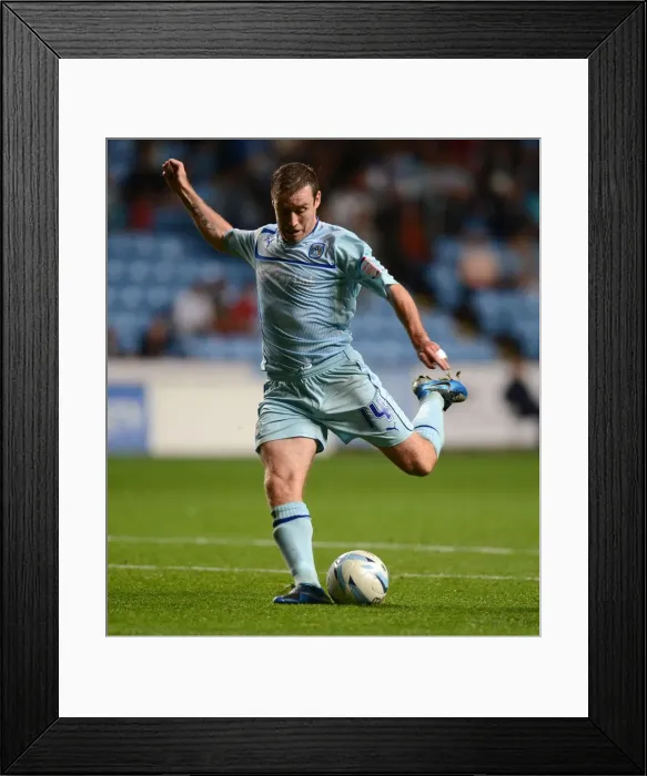 Framed Print : Stephen Elliott's Game-Changing Goal: Coventry City vs. Sheffield United (Npower Football League One, August 21, 2012, Ricoh Arena) Framed Print : Stephen Elliott's Game-Changing Goal: Coventry City vs. Sheffield United (Npower Football League One, August 21, 2012, Ricoh Arena)