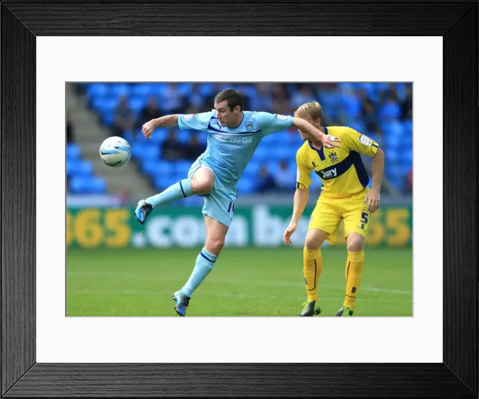 Framed Print : Intense Rivalry: Coventry City vs Bury - A Football League One Battle at Ricoh Arena Framed Print : Intense Rivalry: Coventry City vs Bury - A Football League One Battle at Ricoh Arena