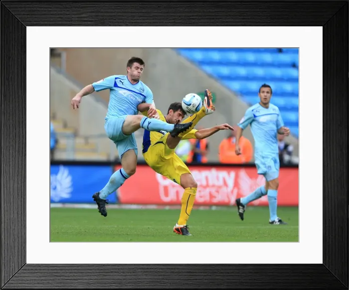 Framed Print : Clash in Football League One: Coventry City vs Bury at Ricoh Arena Framed Print : Clash in Football League One: Coventry City vs Bury at Ricoh Arena