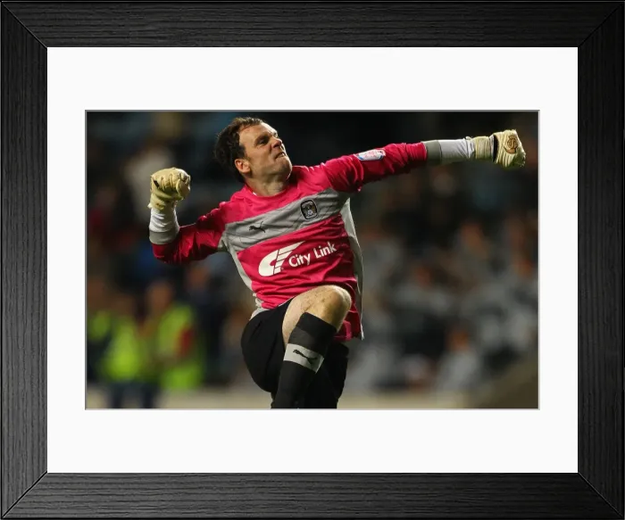 Framed Print : Coventry City FC's Upset Win over Birmingham City: Joe Murphy's Euphoric Moment (Capital One Cup Round 2) Framed Print : Coventry City FC's Upset Win over Birmingham City: Joe Murphy's Euphoric Moment (Capital One Cup Round 2)