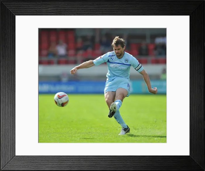 Framed Print : Kevin Kilbane's Strike: Coventry City's Victory Over Crewe Alexandra in Football League One at Gresty Road Framed Print : Kevin Kilbane's Strike: Coventry City's Victory Over Crewe Alexandra in Football League One at Gresty Road