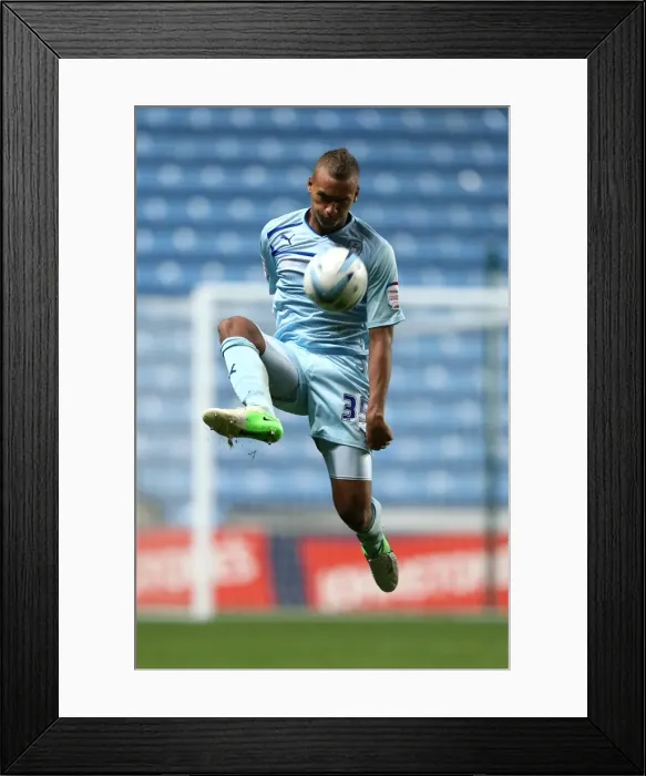 Framed Print : Reece Brown's Thrilling Performance: Coventry City's Johnstones Paint Trophy Victory over Burton Albion (September 4, 2012) Framed Print : Reece Brown's Thrilling Performance: Coventry City's Johnstones Paint Trophy Victory over Burton Albion (September 4, 2012)