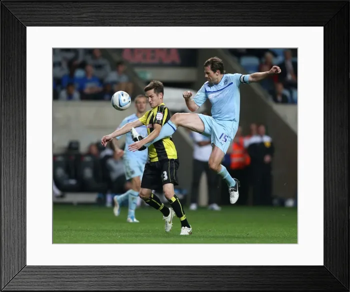 Framed Print : Intense Rivalry: Coventry City vs Burton Albion in the Johnstones Paint Trophy at Ricoh Arena Framed Print : Intense Rivalry: Coventry City vs Burton Albion in the Johnstones Paint Trophy at Ricoh Arena