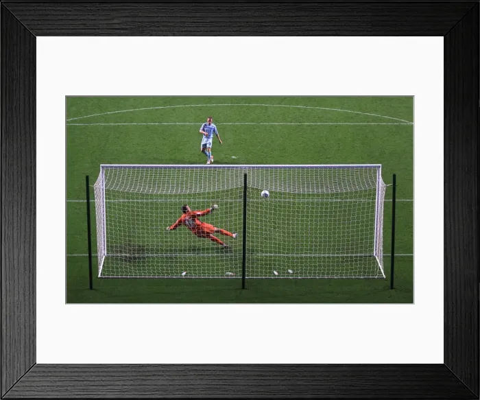 Framed Print : Gary McSheffrey Scores the Decisive Penalty: Coventry City's Johnstones Paint Trophy Victory over Burton Albion (September 4, 2012) Framed Print : Gary McSheffrey Scores the Decisive Penalty: Coventry City's Johnstones Paint Trophy Victory over Burton Albion (September 4, 2012)