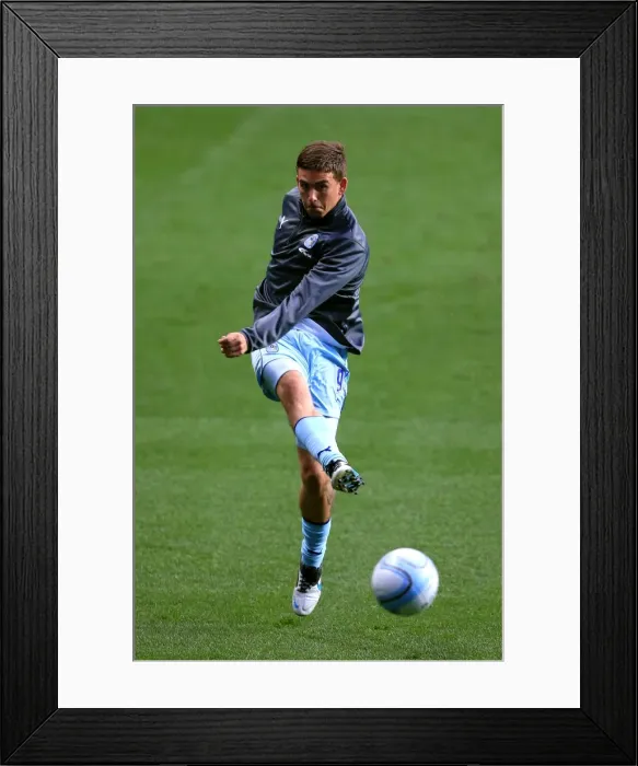 Framed Print : Cody McDonald's Warm-Up: Coventry City vs Burton Albion, Johnstones Paint Trophy Northern Section at Ricoh Arena Framed Print : Cody McDonald's Warm-Up: Coventry City vs Burton Albion, Johnstones Paint Trophy Northern Section at Ricoh Arena