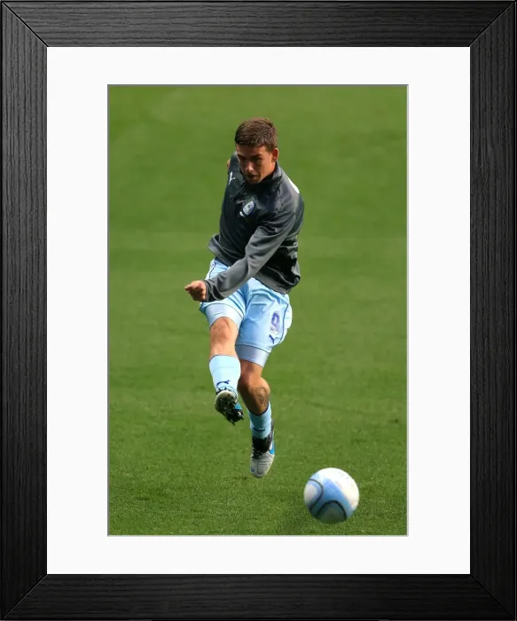 Framed Print : Cody McDonald's Intense Focus: Coventry City's Warm-Up Ahead of Burton Albion Clash at Ricoh Arena Framed Print : Cody McDonald's Intense Focus: Coventry City's Warm-Up Ahead of Burton Albion Clash at Ricoh Arena