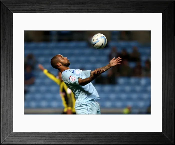 Framed Print : Coventry City vs Burton Albion: David McGoldrick's Thrilling Performance in the Johnstones Paint Trophy Northern Section at Ricoh Arena (September 4, 2012) Framed Print : Coventry City vs Burton Albion: David McGoldrick's Thrilling Performance in the Johnstones Paint Trophy Northern Section at Ricoh Arena (September 4, 2012)