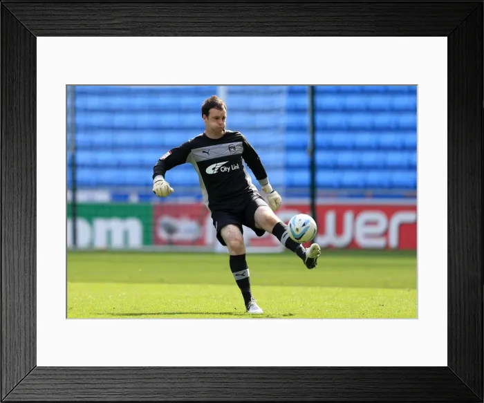 Framed Print : Joe Murphy's Spectacular Save: Coventry City vs Stevenage in Npower League One at Ricoh Arena