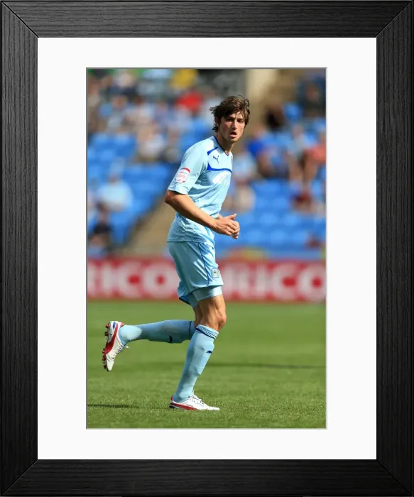 Framed Print : Adam Barton in Action for Coventry City vs Stevenage at Ricoh Arena (Npower League One, 2012)