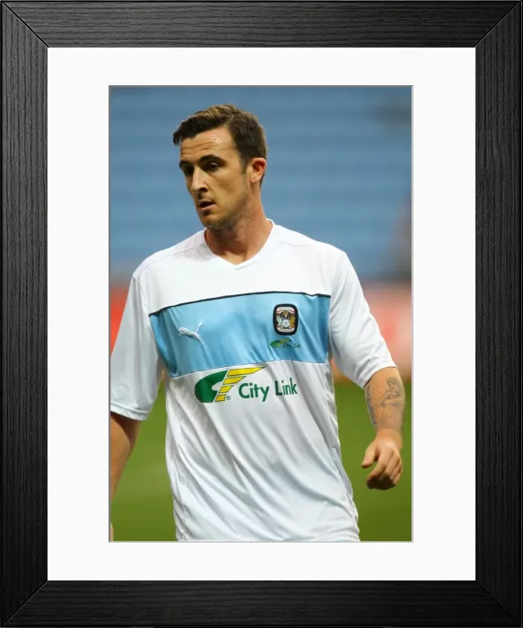 Framed Print : Roy O'Donovan Scores the Winning Goal: Coventry City vs Birmingham City in Capital One Cup Round 2 (August 28, 2012)