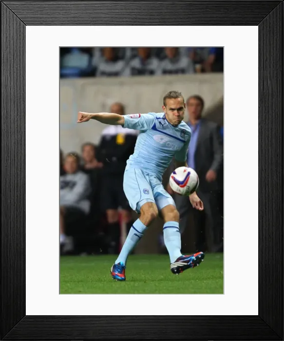 Framed Print : Chris Hussey in Action: Coventry City vs Birmingham City - Capital One Cup Second Round Clash at Ricoh Arena Framed Print : Chris Hussey in Action: Coventry City vs Birmingham City - Capital One Cup Second Round Clash at Ricoh Arena