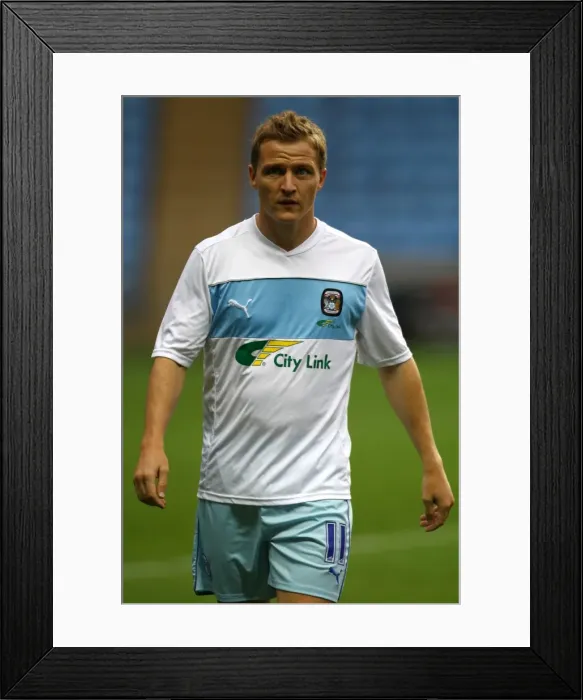Framed Print : Gary McSheffrey's Stunner: Coventry City's Upset Win Against Birmingham City in Capital One Cup (2012) Framed Print : Gary McSheffrey's Stunner: Coventry City's Upset Win Against Birmingham City in Capital One Cup (2012)