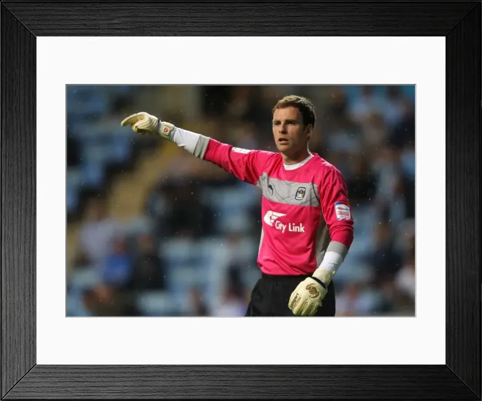 Framed Print : Joe Murphy Protects the Net: Coventry City vs Birmingham City in Capital One Cup Round 2 at Ricoh Arena Framed Print : Joe Murphy Protects the Net: Coventry City vs Birmingham City in Capital One Cup Round 2 at Ricoh Arena