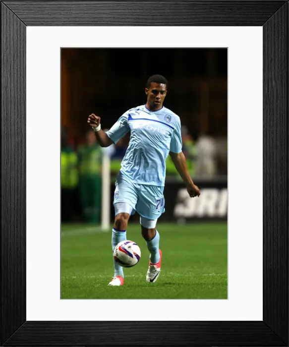 Framed Print : Coventry City vs. Birmingham City: Cyrus Christie's Capital One Cup Showdown at Ricoh Arena (August 28, 2012)