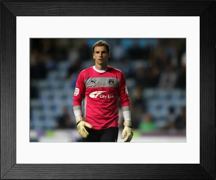 Framed Print : Joe Murphy's Brilliant Performance: Coventry City vs Birmingham City in Capital One Cup