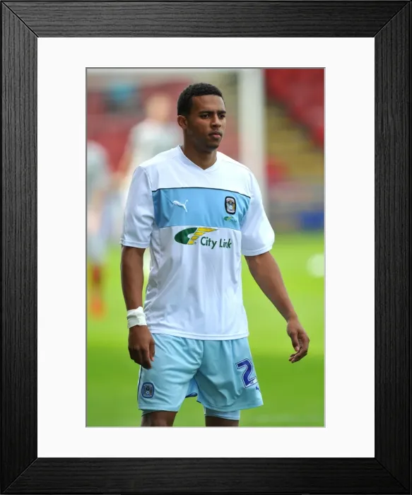 Framed Print : Cyrus Christie in Action: Coventry City vs Crewe Alexandra, Gresty Road (Npower League One, 01-09-2012) Framed Print : Cyrus Christie in Action: Coventry City vs Crewe Alexandra, Gresty Road (Npower League One, 01-09-2012)