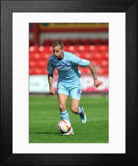 Framed Print : Carl Baker Sparks Coventry City's Npower League One Offensive against Crewe Alexandra at Gresty Road
