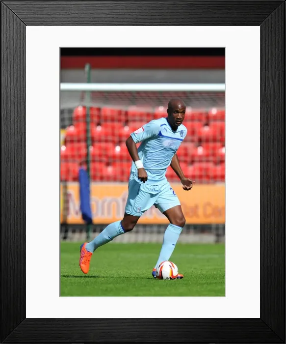 Framed Print : William Edjenguele in Action: Coventry City vs Crewe Alexandra, Npower Football League One (September 1, 2012) Framed Print : William Edjenguele in Action: Coventry City vs Crewe Alexandra, Npower Football League One (September 1, 2012)