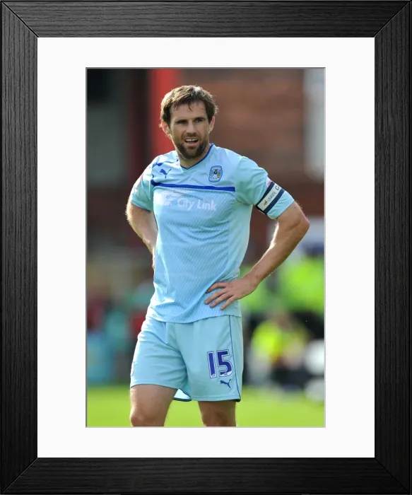 Framed Print : Kevin Kilbane Rallies Coventry City in Npower League One Clash Against Crewe Alexandra (September 1, 2012) Framed Print : Kevin Kilbane Rallies Coventry City in Npower League One Clash Against Crewe Alexandra (September 1, 2012)