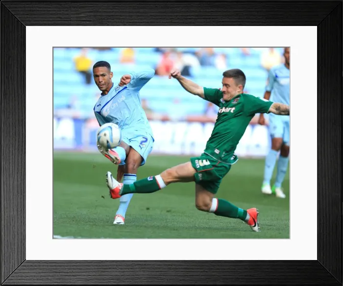 Framed Print : Clarke vs. Robson: A Football Rivalry Ignites at Coventry City vs. Carlisle United (September 22, 2012)