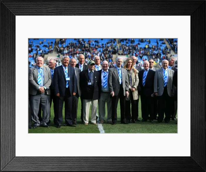 Framed Print : Coventry City Legends Reunite at Ricoh Arena: Npower League One Match Against Carlisle United (2012)