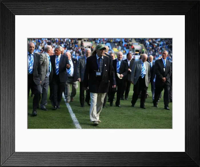 Framed Print : Coventry City Legends Reunite at Half Time: Npower League One Match