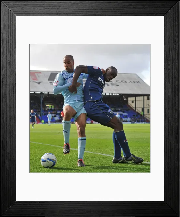 Framed Print : npower Football League One - Oldham Athletic v Coventry City - Boundary Park Framed Print : npower Football League One - Oldham Athletic v Coventry City - Boundary Park