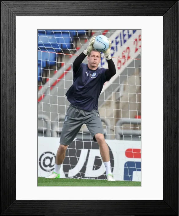 Framed Print : Coventry City FC: Chris Dunn Prepares for Oldham Athletic Showdown at Boundary Park