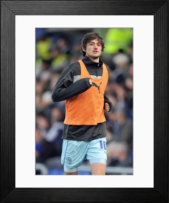 Framed Print : Adam Barton Gears Up for Coventry City's Npower League One Battle at Oldham Athletic Framed Print : Adam Barton Gears Up for Coventry City's Npower League One Battle at Oldham Athletic