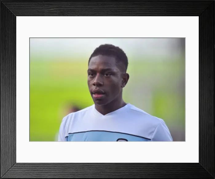 Framed Print : Franck Moussa in Action: Coventry City vs Oldham Athletic, Npower League One, Boundary Park (September 29, 2012) Framed Print : Franck Moussa in Action: Coventry City vs Oldham Athletic, Npower League One, Boundary Park (September 29, 2012)