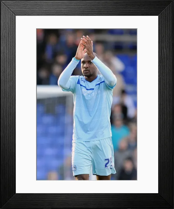 Framed Print : Edjenguele in Action: Coventry City vs Oldham Athletic, Npower League One - Boundary Park Framed Print : Edjenguele in Action: Coventry City vs Oldham Athletic, Npower League One - Boundary Park