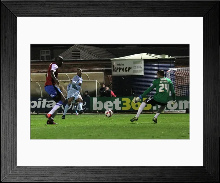 Framed Print : Johnstones Paint Trophy: Own Goal by York City's Jamal Fyfield Gives Coventry City Victory
