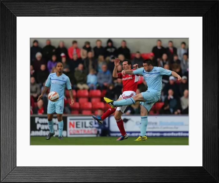 Framed Print : Callum Ball vs. Tommy Miller: A Battle at the County Ground - Intense Goal-line Clash in Swindon Town vs. Coventry City Football Match, Npower League One (October 13, 2012) Framed Print : Callum Ball vs. Tommy Miller: A Battle at the County Ground - Intense Goal-line Clash in Swindon Town vs. Coventry City Football Match, Npower League One (October 13, 2012)