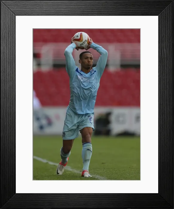 Framed Print : Jordan Clarke in Action: Coventry City vs Swindon Town, Npower League One, County Ground Framed Print : Jordan Clarke in Action: Coventry City vs Swindon Town, Npower League One, County Ground