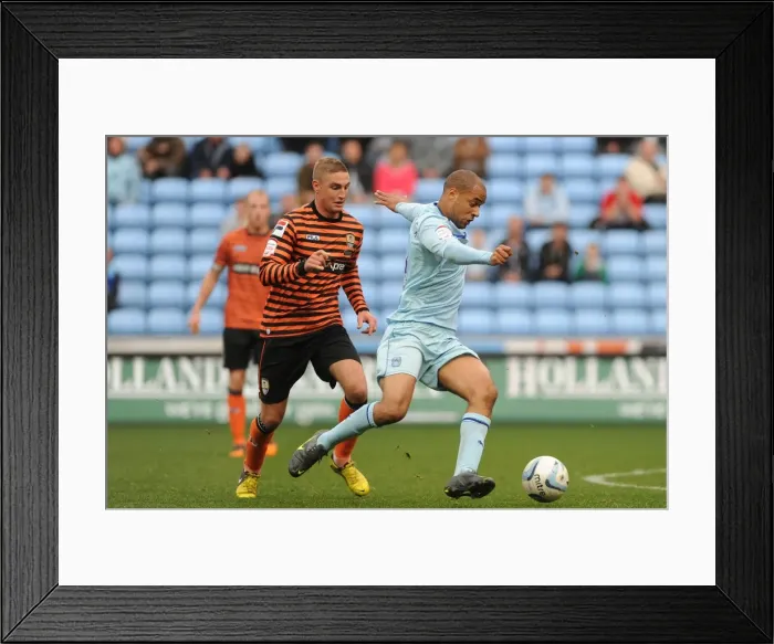 Framed Print : Clash at the Ricoh Arena: Coventry City vs Notts County (Football League One) Framed Print : Clash at the Ricoh Arena: Coventry City vs Notts County (Football League One)