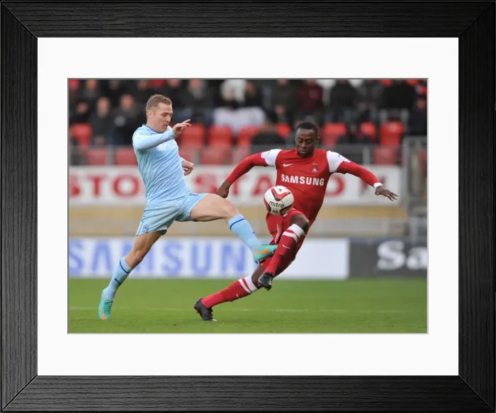 Framed Print : Clash of the Wings: McSheffrey vs. Odubajo - Intense Rivalry at Leyton Orient's Brisbane Road (Leyton Orient vs. Coventry City, 2012) Framed Print : Clash of the Wings: McSheffrey vs. Odubajo - Intense Rivalry at Leyton Orient's Brisbane Road (Leyton Orient vs. Coventry City, 2012)