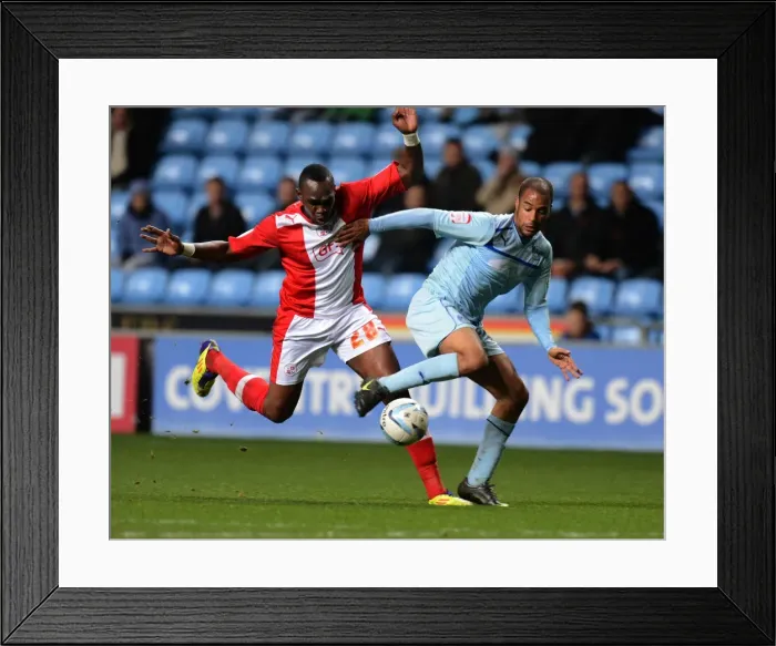 Framed Print : David McGoldrick vs Claude Davis: Npower League One Rivalry - Coventry City vs Crawley Town (November 6, 2012) - Ricoh Arena Framed Print : David McGoldrick vs Claude Davis: Npower League One Rivalry - Coventry City vs Crawley Town (November 6, 2012) - Ricoh Arena