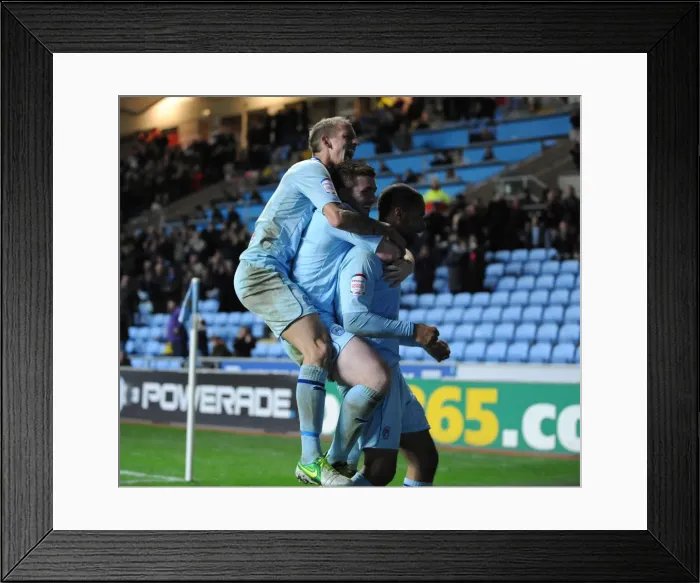Framed Print : David McGoldrick's Hat-Trick: Coventry City vs Crawley Town (Npower League One, 06-11-2012) Framed Print : David McGoldrick's Hat-Trick: Coventry City vs Crawley Town (Npower League One, 06-11-2012)