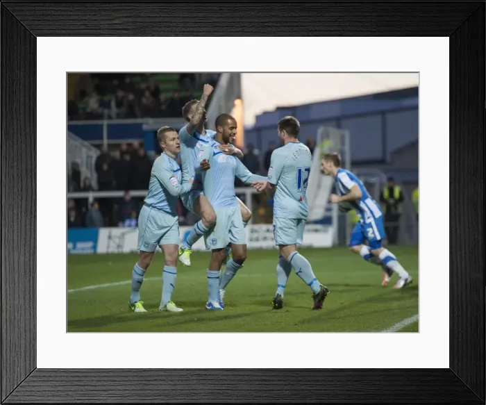 Framed Print : David McGoldrick's Double: Coventry City's Triumph at Hartlepool United in Football League One Framed Print : David McGoldrick's Double: Coventry City's Triumph at Hartlepool United in Football League One