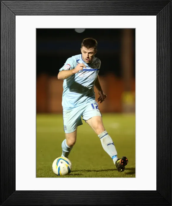 Framed Print : Colchester United vs Coventry City: Npower League One Battle at Weston Homes Community Stadium