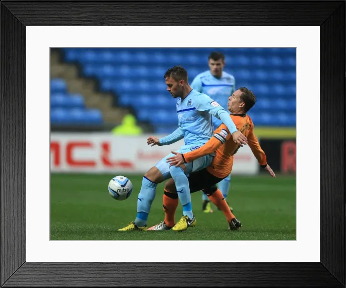 Framed Print : Coventry City vs Portsmouth: Npower League One Showdown at Ricoh Arena