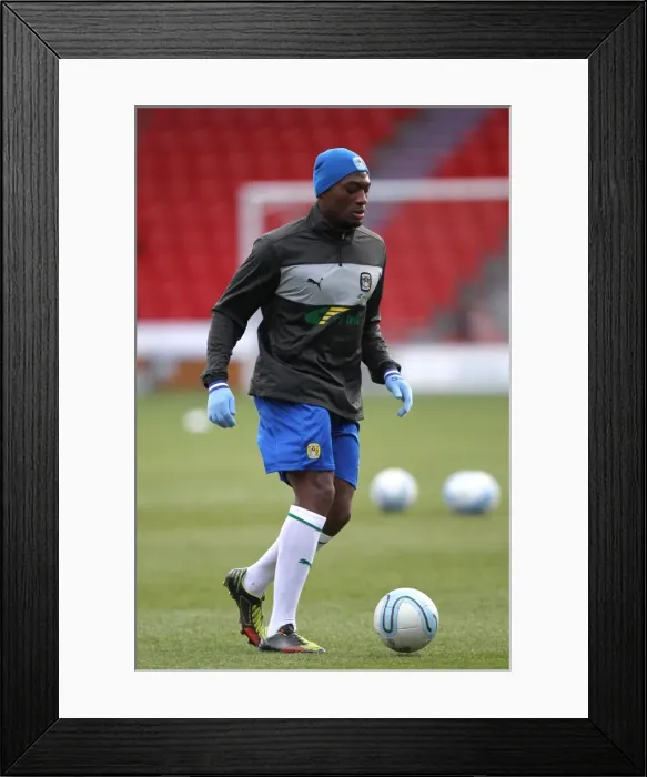 Framed Print : Coventry City's Nathan Cameron in Action: Football League One Clash Against Doncaster Rovers at Keepmoat Stadium (December 2012) Framed Print : Coventry City's Nathan Cameron in Action: Football League One Clash Against Doncaster Rovers at Keepmoat Stadium (December 2012)