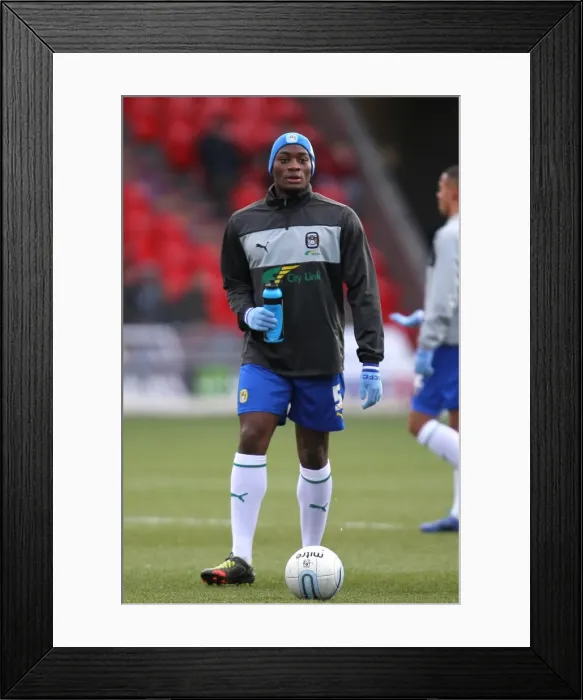Framed Print : Nathan Cameron Faces Off in Coventry City's Npower League One Clash at Doncaster Rovers Keepmoat Stadium (15-12-2012) Framed Print : Nathan Cameron Faces Off in Coventry City's Npower League One Clash at Doncaster Rovers Keepmoat Stadium (15-12-2012)