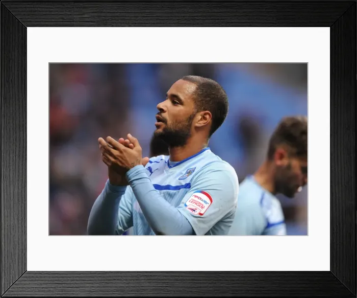 Framed Print : David McGoldrick Scores First Goal for Coventry City against Walsall at Ricoh Arena Framed Print : David McGoldrick Scores First Goal for Coventry City against Walsall at Ricoh Arena
